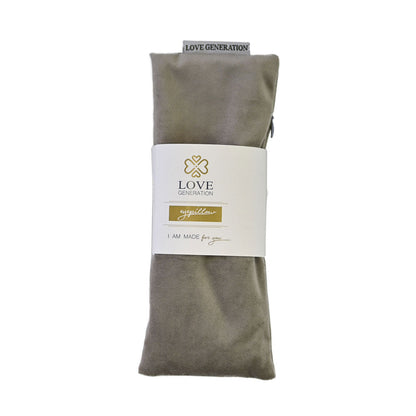 Oogkussen velvet met lavendel - Love Generation - terrific taupe
