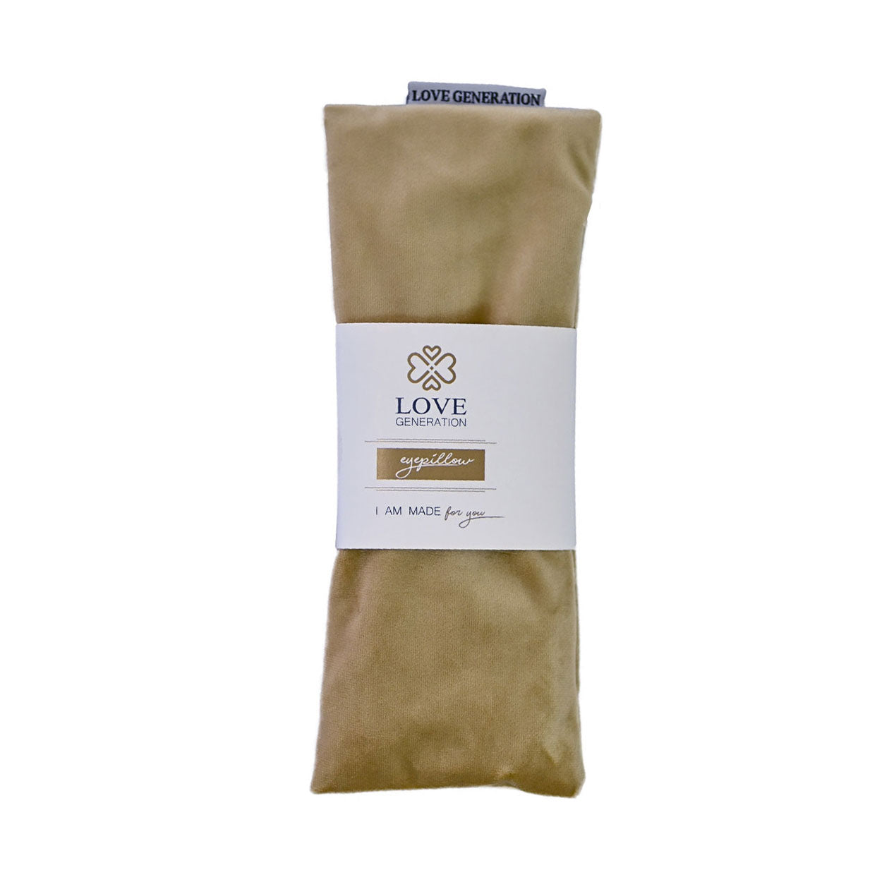 Oogkussen velvet met lavendel - Love Generation - glamorous gold