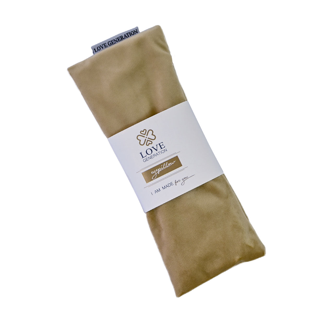 Oogkussen velvet met lavendel - Love Generation - glamorous gold