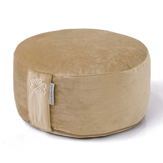 Meditatiekussen rond velvet - Love Generation - glamorous gold