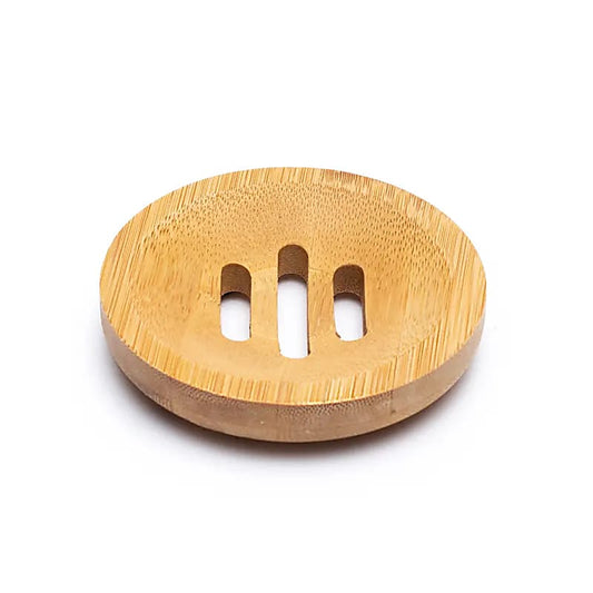 Zeephouder bamboe rond - Mindfulshop - naturel