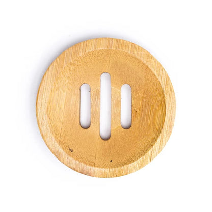 Zeephouder bamboe rond - Mindfulshop - naturel