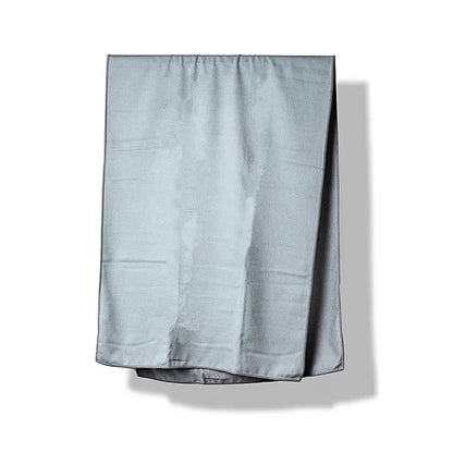 Yoga handdoek antislip - Yogi & Yogini - lichtgrijs
