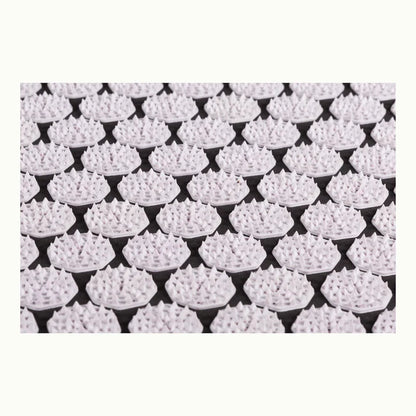 Spijkermat - Flowee  - grijs / wit