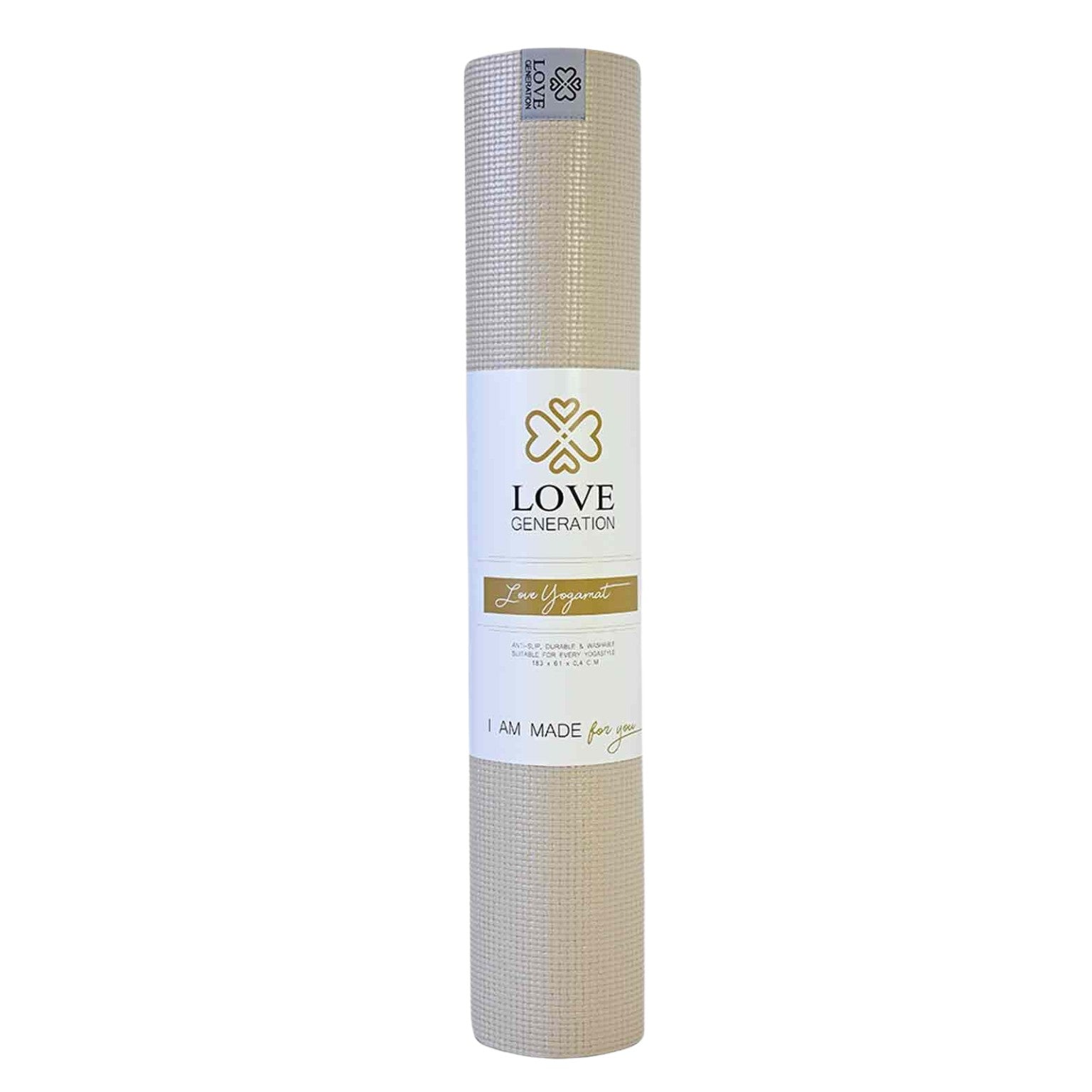 Yogamat 4 mm - Love Generation - zand
