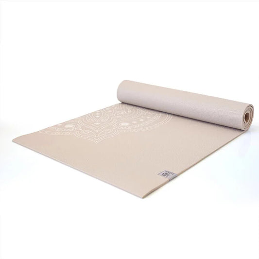 Yogamat Mystical print extra dik 6 mm - Love Generation - zand