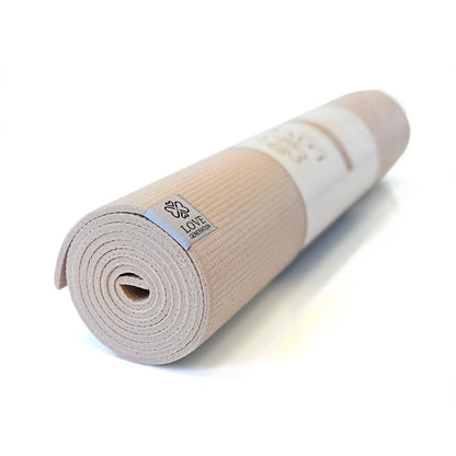 Yogamat Mystical print extra dik 6 mm - Love Generation - zand