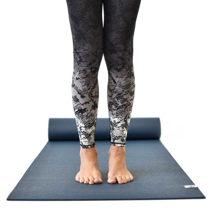Yogamat extra lang en dik 6 mm - Love Generation - donkerblauw