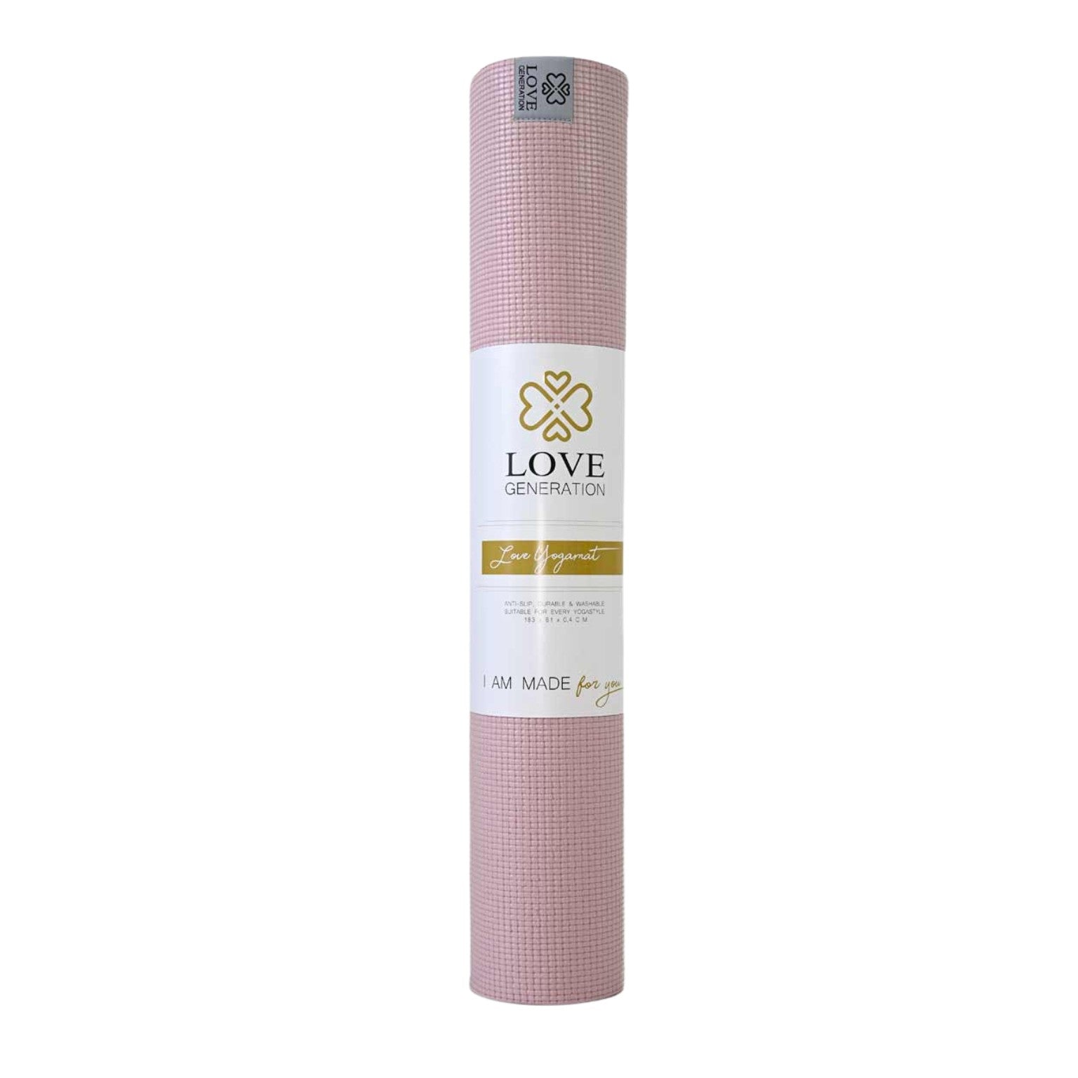 Yogamat 4 mm - Love Generation - blush pink