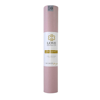 Yogamat 4 mm - Love Generation - blush pink