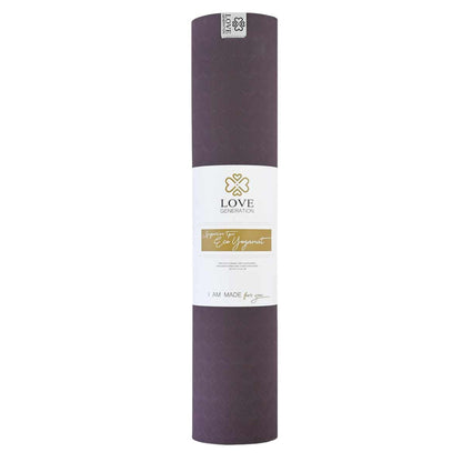 Yogamat superior TPE Eco 6 mm - Love Generation - passionate purple