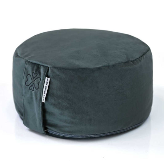 Meditatiekussen rond velvet - Love Generation - bohemian blue