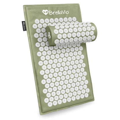 Spijkermat set met kussen - BrellaVio - groen