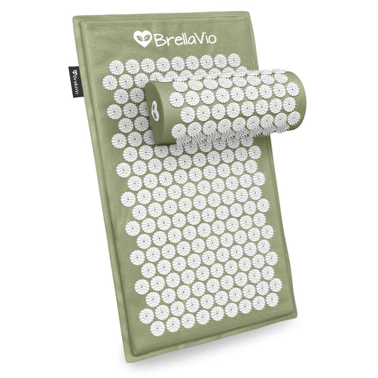 Spijkermat set met kussen - BrellaVio - groen
