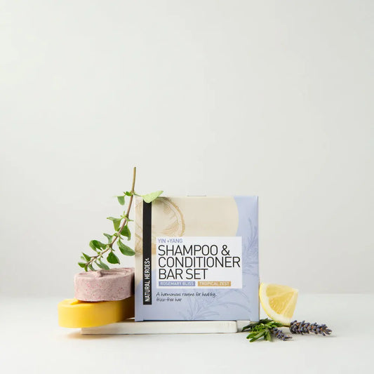 Shampoo & Conditioner Bar Set - Natural Heroes