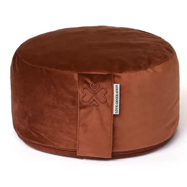 Meditatiekussen rond velvet - Love Generation - earth