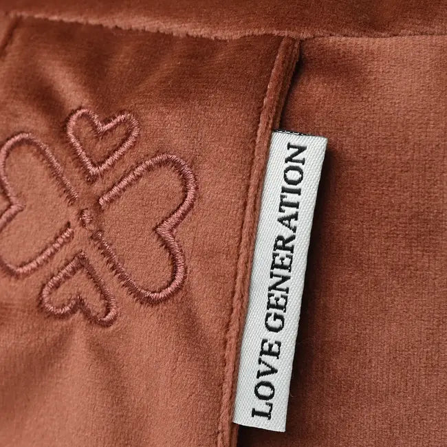 Meditatiekussen rond velvet - Love Generation - earth