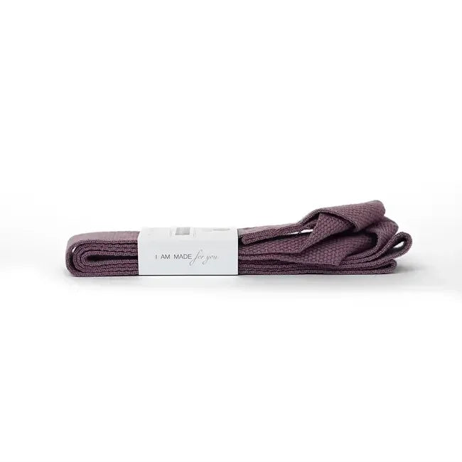 Yogamat draagriem - Love Generation - Aubergine paars - The Mindfulshop