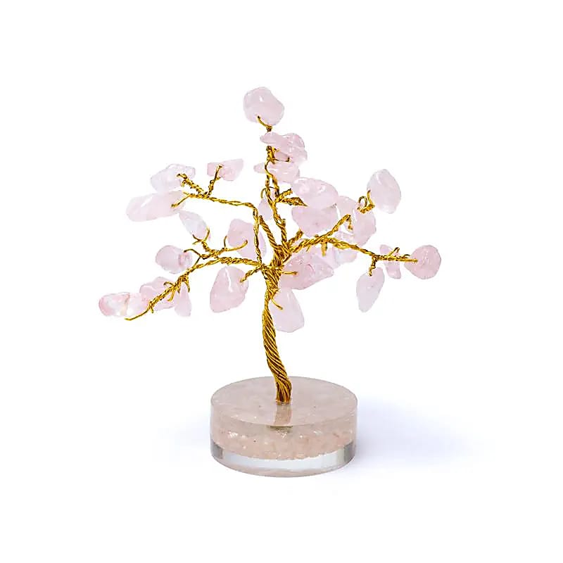 Edelsteenboom rozenkwarts - Mindfulshop - roze