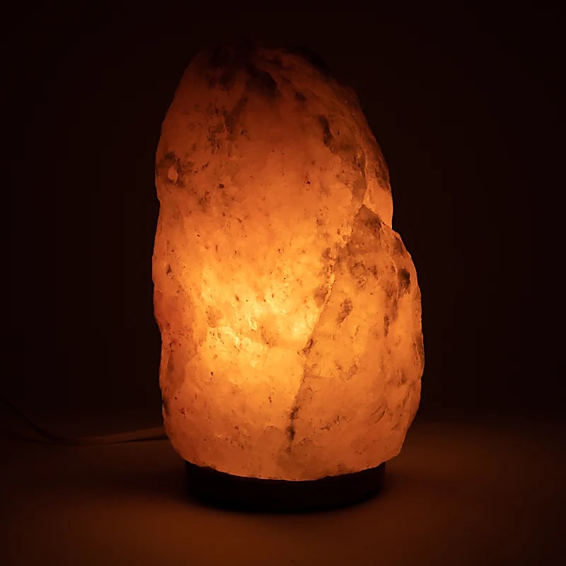 Himalaya zoutlamp XL (5-7 kg) met snoer - oranje