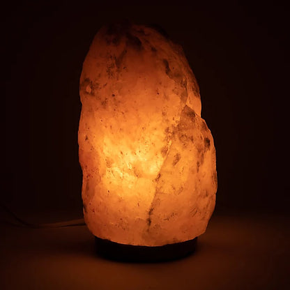 Himalaya zoutlamp XL (5-7 kg) met snoer - oranje