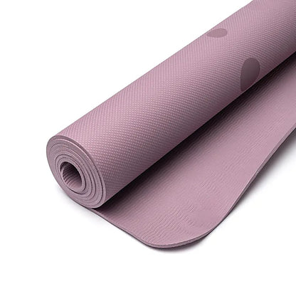 Yogamat Premium TPE Bloem des Levens -  5 mm - Yogi & Yogini - lila