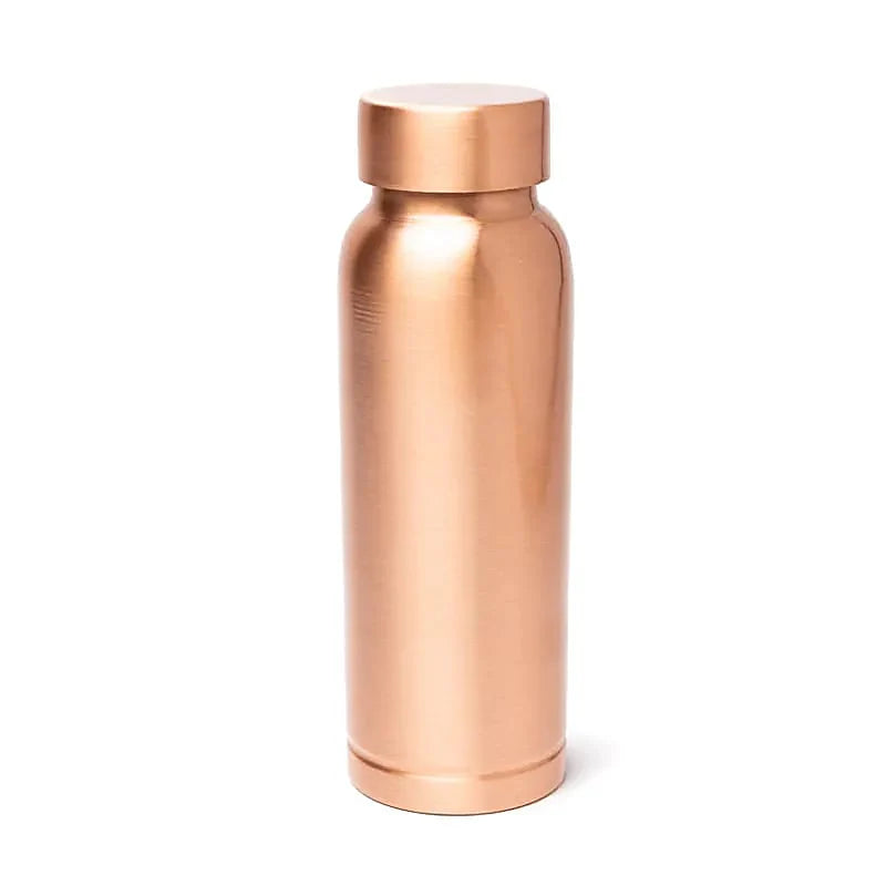 Koperen waterfles 7 chakra's lasergegraveerd – 500 ml