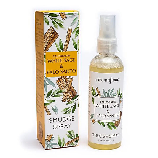 Smudge spray witte salie & palo santo - Aromafume