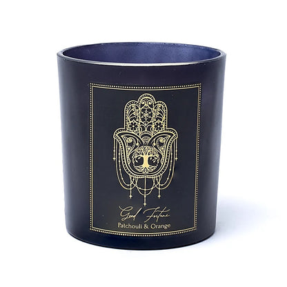 Manifestatiekaars good fortune in glas - Song of India