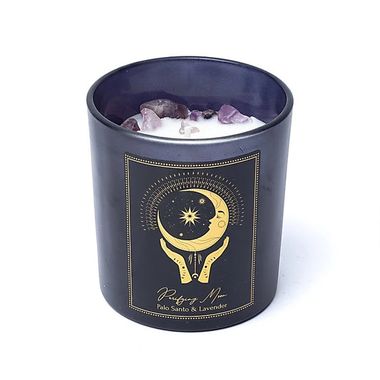Manifestatiekaars purifying moon in glas - Song of India