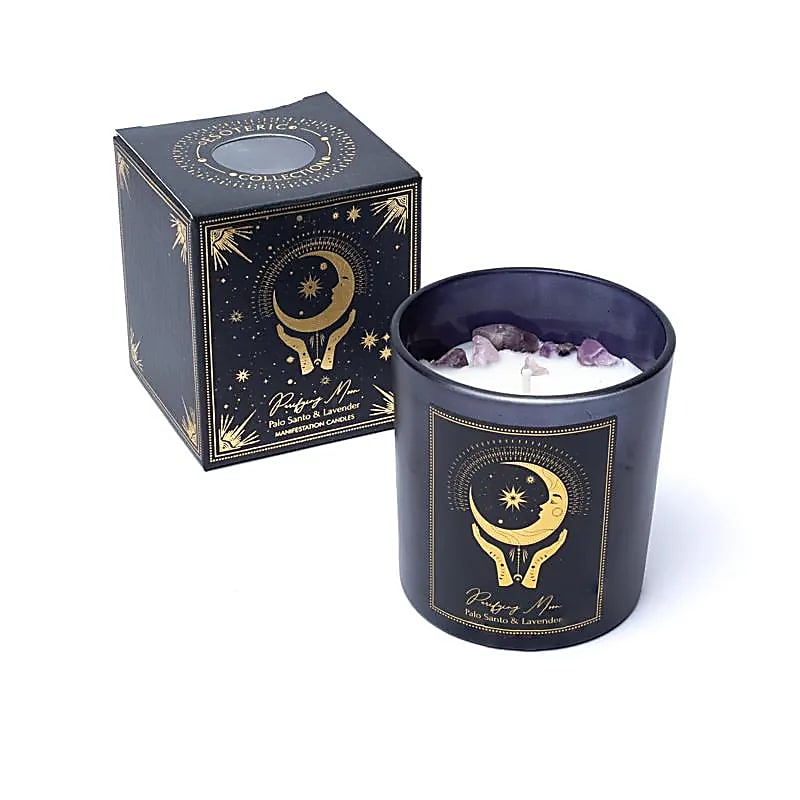 Manifestatiekaars purifying moon in glas - Song of India
