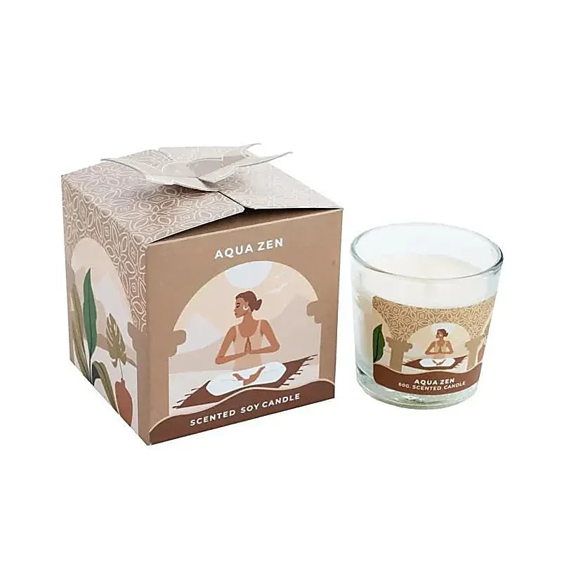 Moonshine Yoga sojawas geurkaars Aqua Zen - Song of India - The Mindfulshop