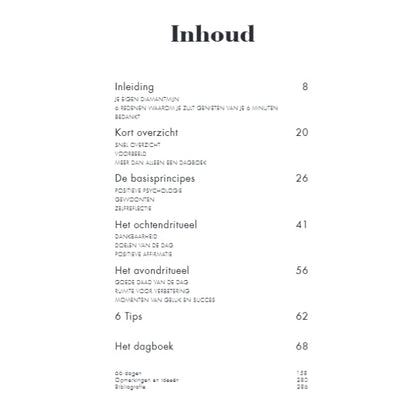 Het 6 minuten dagboek - lichtblauw