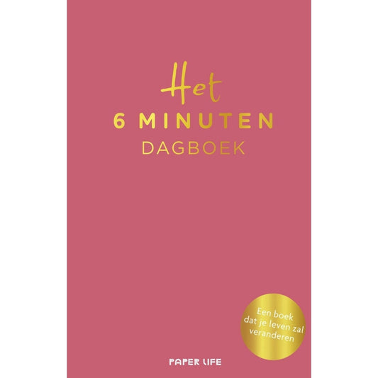 Het 6 minuten dagboek - roze