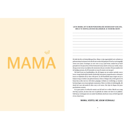 Mama, ik wil graag alles over je weten - invulboek