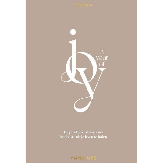 A year of Joy - planner
