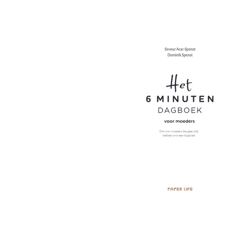 Het 6 minuten dagboek voor moeders