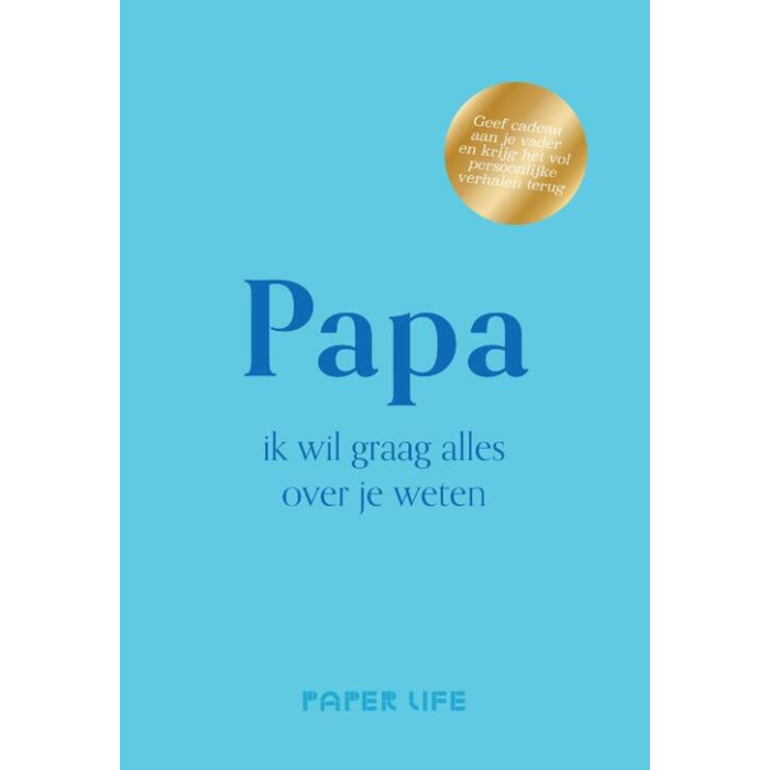 Papa, ik wil graag alles over je weten - invulboek