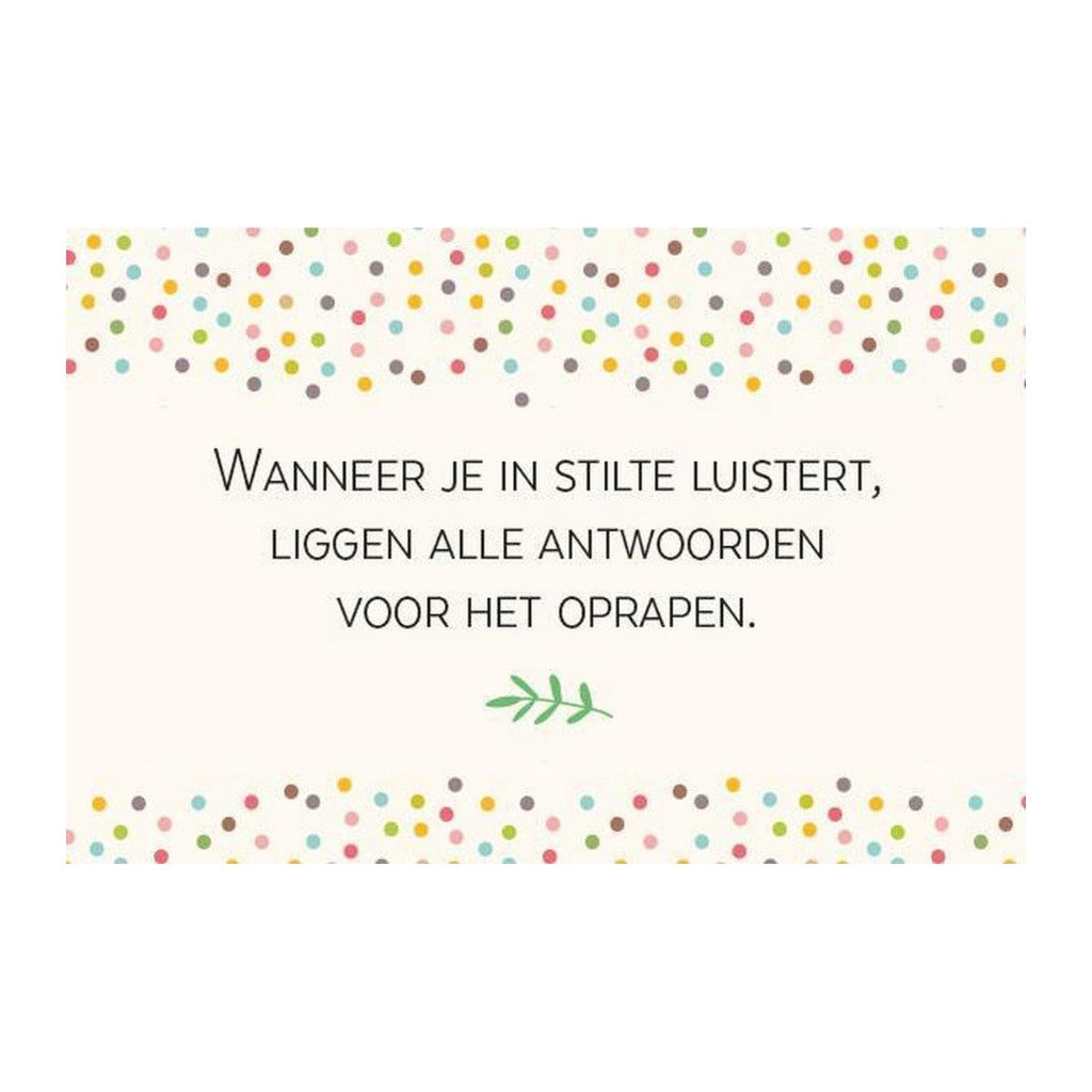 Denk positief! - Inzichtkaarten