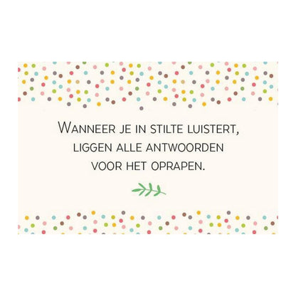Denk positief! - Inzichtkaarten