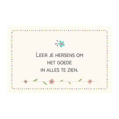 Denk positief! - Inzichtkaarten