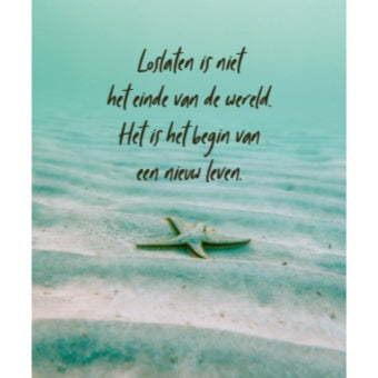 Laat het los inspiratiekaarten
