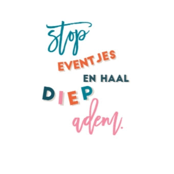 Laat het los inspiratiekaarten
