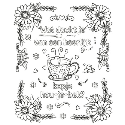 Het enige echte f*ck it kleurboek