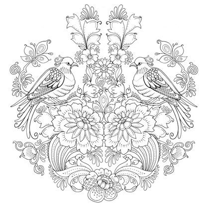 Kleurboek natuur mandala's