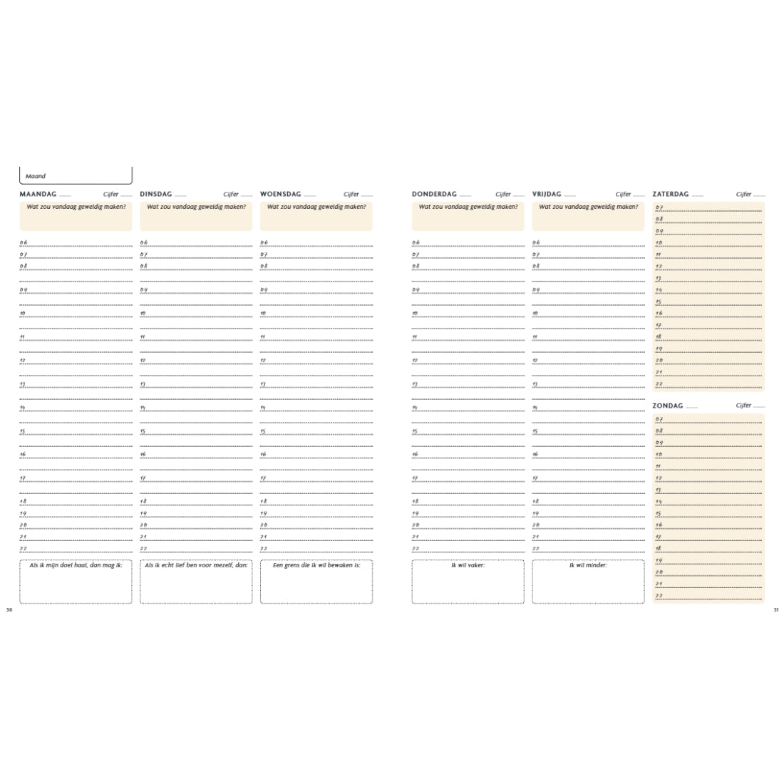 The Sanny Side Up planner