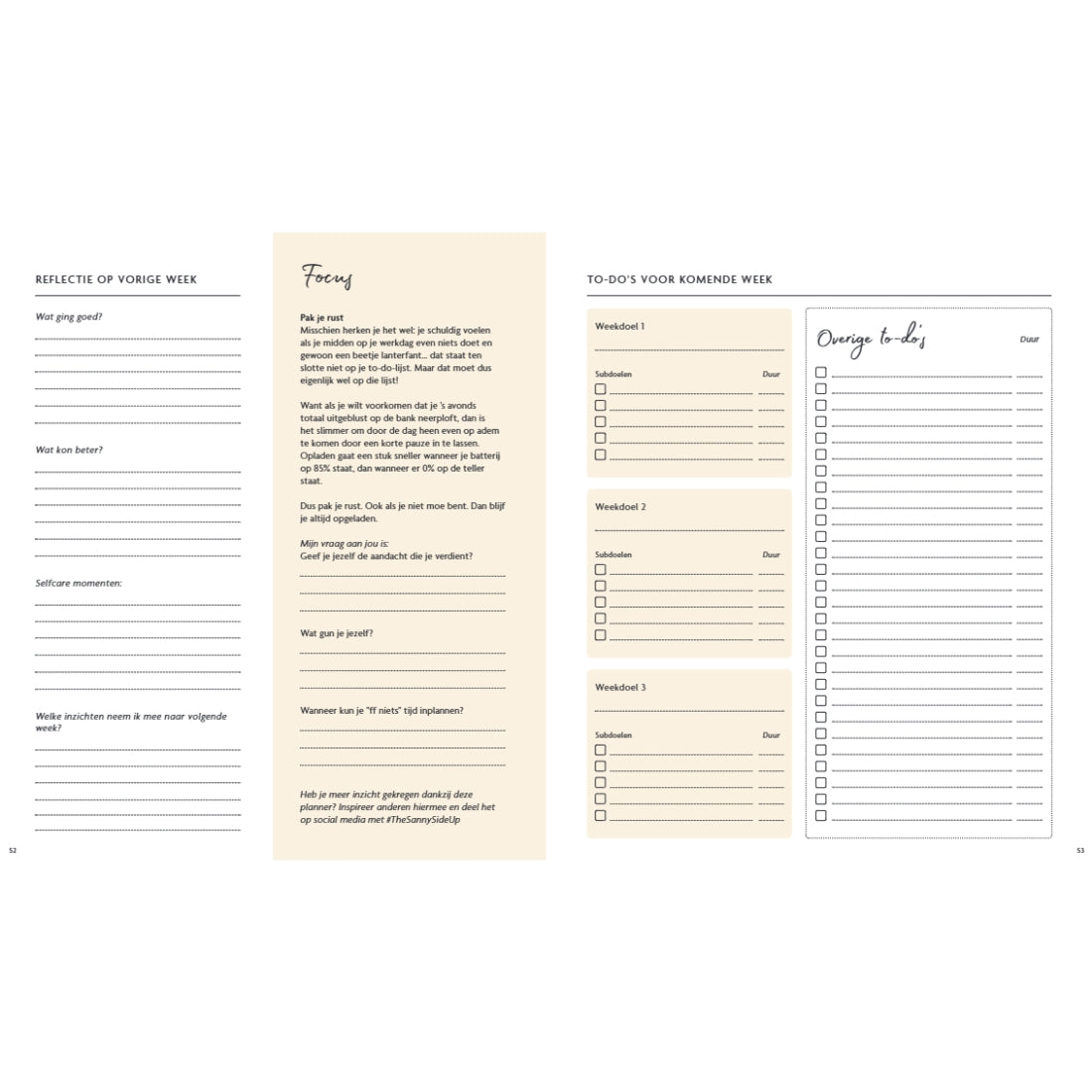 The Sanny Side Up planner
