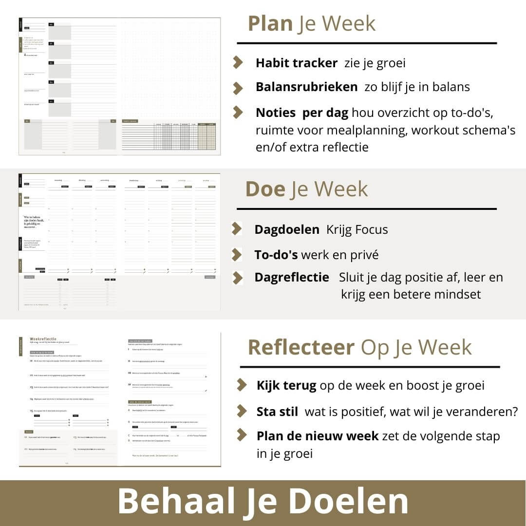 Purpuz Planner PRO ( ongedateerd ) - morning green