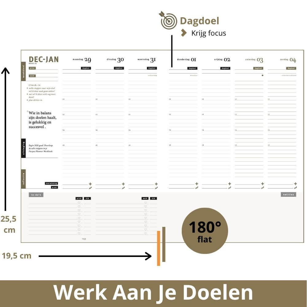 Purpuz Planner 2026 (NL) - shiny silver
