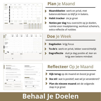 Purpuz Planner 2026 (NL) - shiny silver